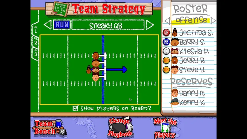 Скриншот 5 к игре Backyard Football '99