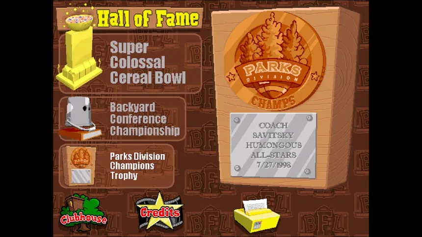Скриншот 7 к игре Backyard Football '99