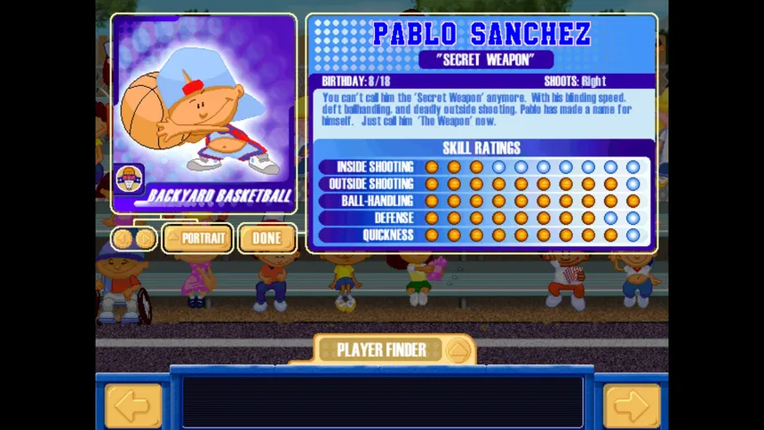 Скриншот 3 к игре Backyard Basketball '01