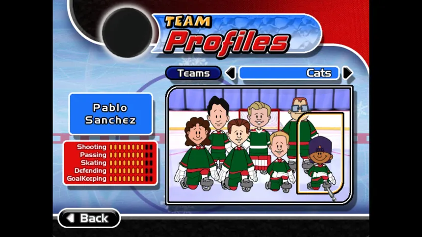 Скриншот 1 к игре Backyard Hockey '02