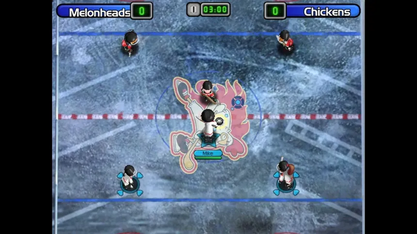 Скриншот 2 к игре Backyard Hockey '02