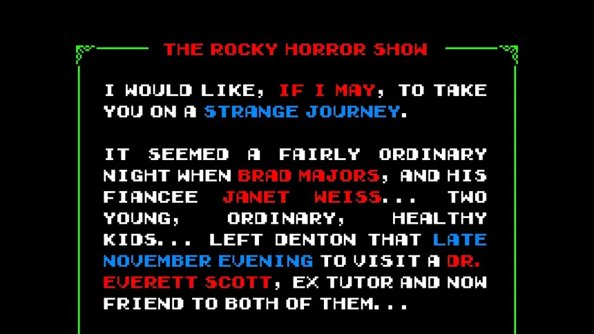 Скриншот 4 к игре The Rocky Horror Show Video Game