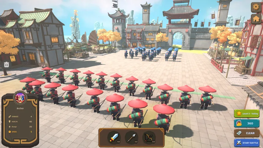 Скриншот 1 к игре Ninja Wars: Battle Simulator
