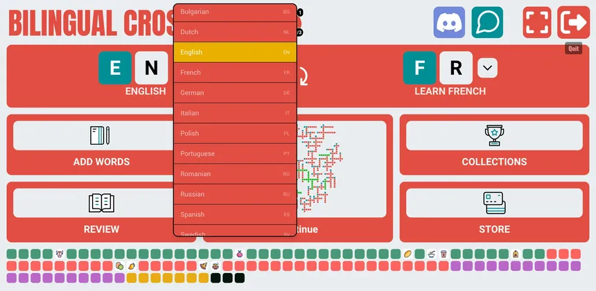 Скриншот 7 к игре Bilingual Crosswords