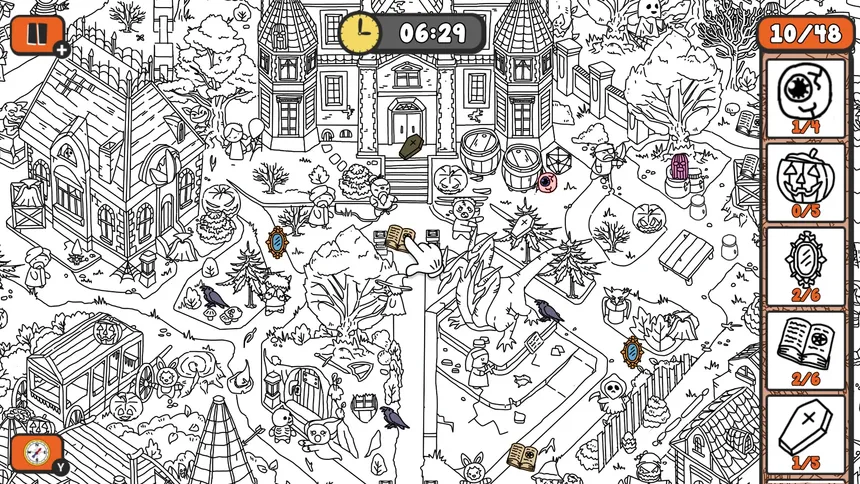 Скриншот 1 к игре Doodle Hunt: Halloween Rush