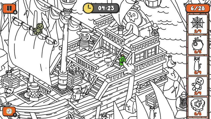 Скриншот 3 к игре Doodle Hunt: Halloween Rush
