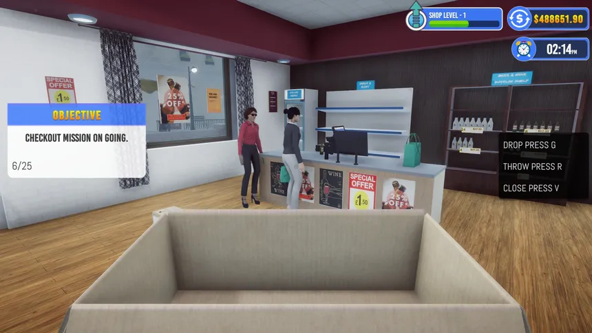Скриншот 4 к игре Liquor And Wine Shop Simulator - Store Simulator