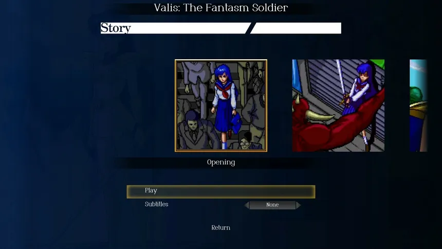 Скриншот 4 к игре Valis: The Fantasm Soldier Collection Launcher