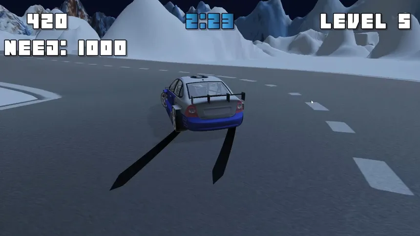 Скриншот 1 к игре Night Winter Drift
