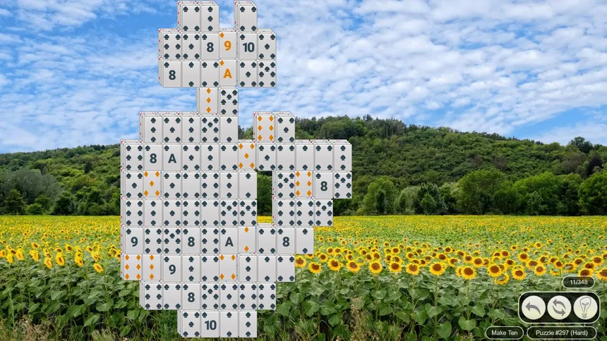 Скриншот 2 к игре Solitaire Flowerscapes