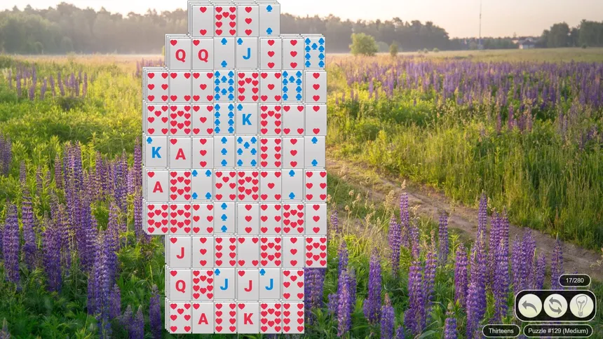 Скриншот 3 к игре Solitaire Flowerscapes