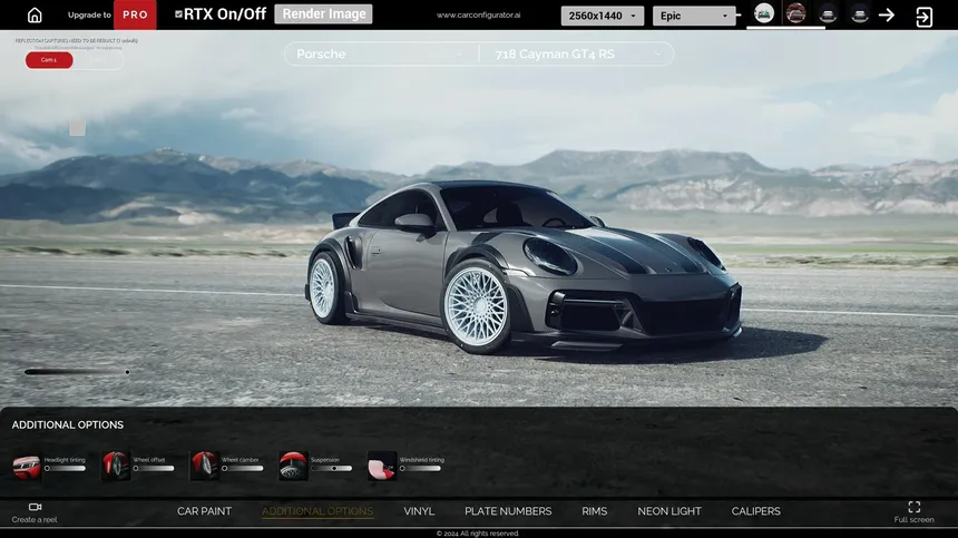 Скриншот 4 к игре Realistic 3D Car Configurator
