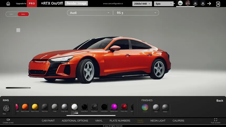 Скриншот 6 к игре Realistic 3D Car Configurator