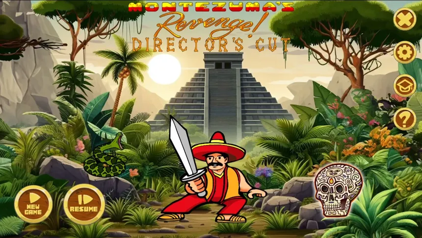 Скриншот 1 к игре Montezuma's Revenge - Director's Cut