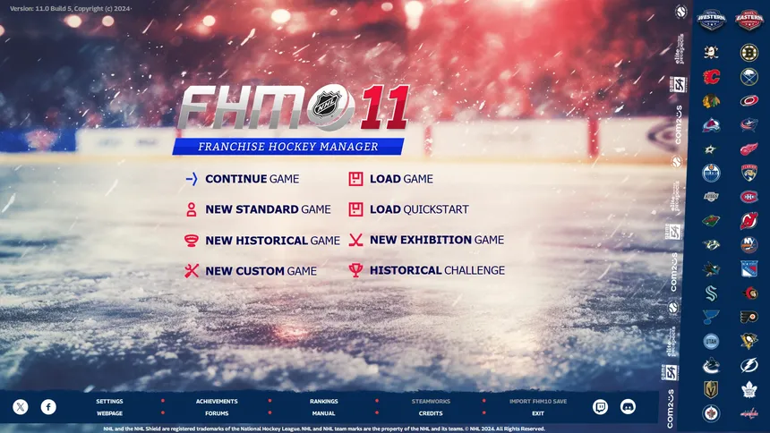 Скриншот 1 к игре Franchise Hockey Manager 11
