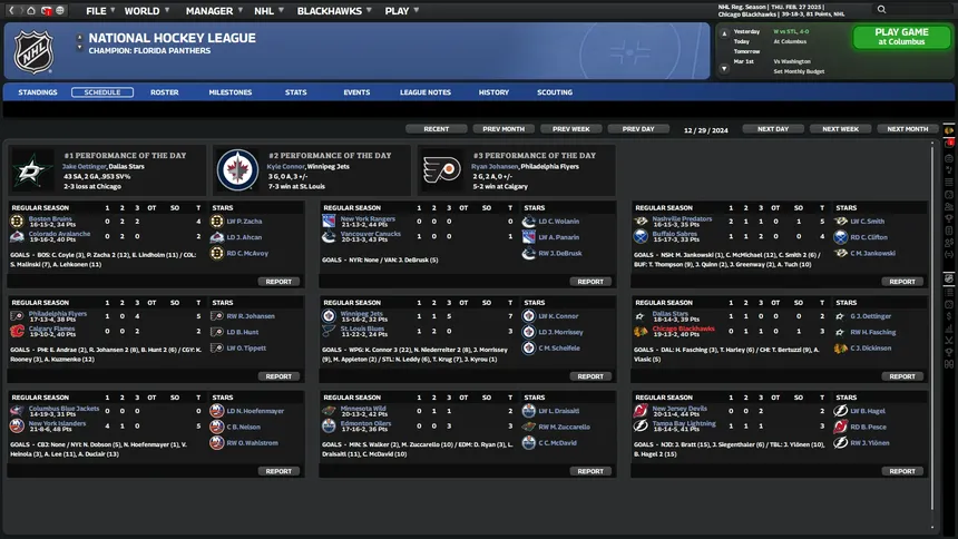 Скриншот 3 к игре Franchise Hockey Manager 11