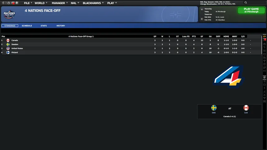 Скриншот 5 к игре Franchise Hockey Manager 11