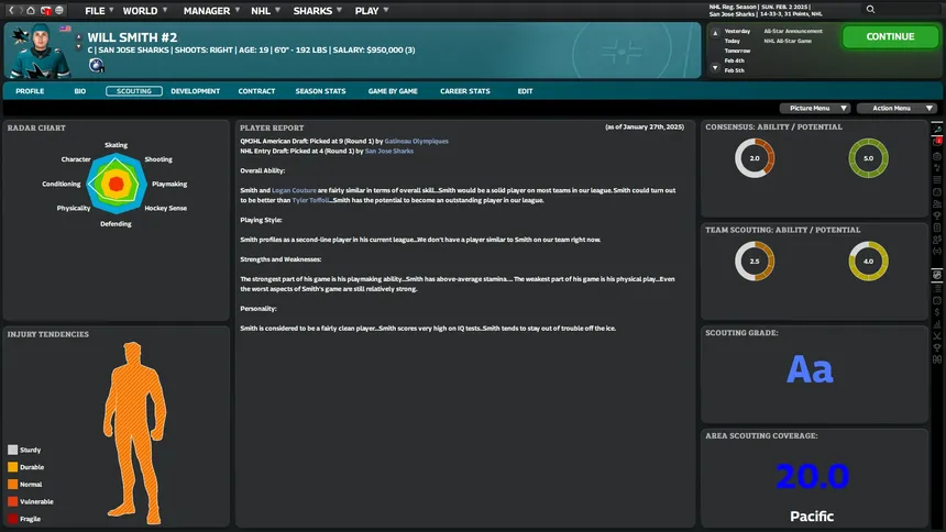 Скриншот 7 к игре Franchise Hockey Manager 11
