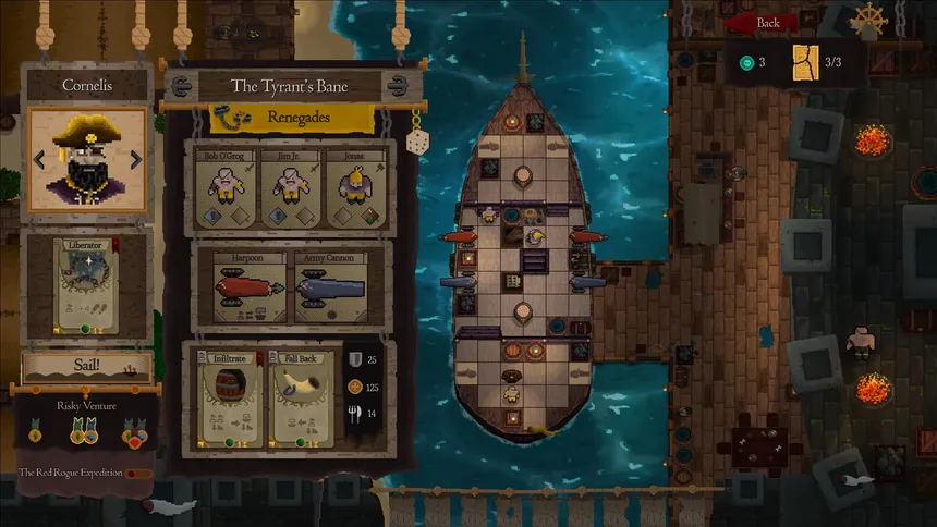Скриншот 3 к игре Red Rogue Sea
