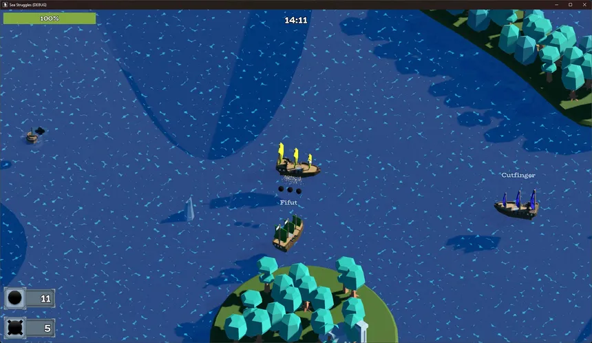 Скриншот 1 к игре Sea Struggles