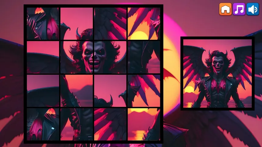 Скриншот 3 к игре OG Puzzlers: Synthwave Vampires