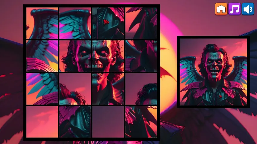 Скриншот 4 к игре OG Puzzlers: Synthwave Vampires