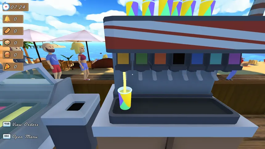 Скриншот 7 к игре Seaside Cafe Rush Hour