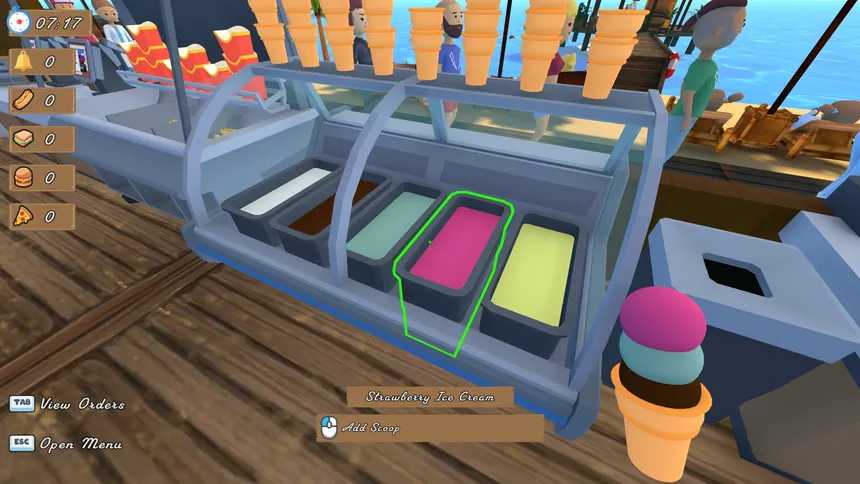 Скриншот 8 к игре Seaside Cafe Rush Hour
