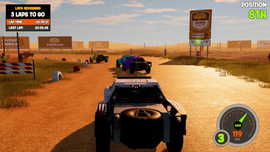 Скриншот 2 к игре Trophy Truck Racing Tour