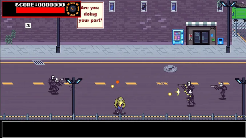 Скриншот 1 к игре Snakes with Fists!