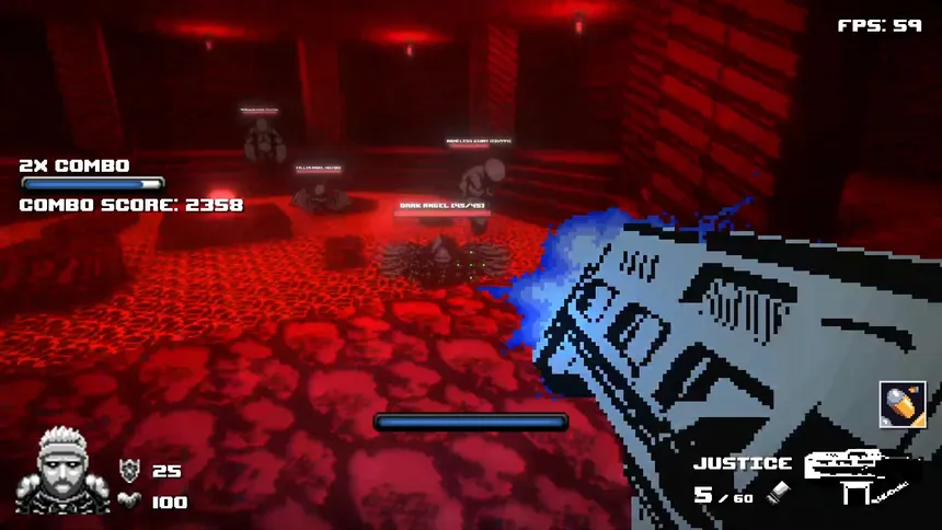 Скриншот 1 к игре Doomed Hell 64: FPS Dungeon Crawler