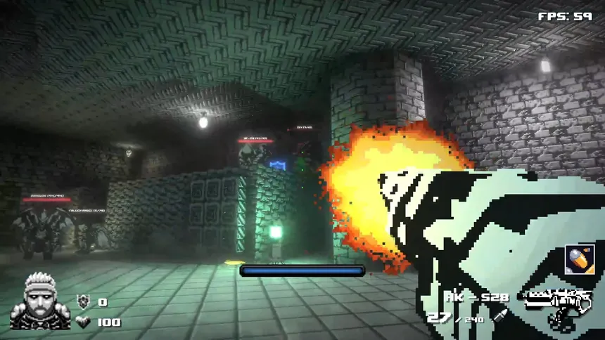 Скриншот 3 к игре Doomed Hell 64: FPS Dungeon Crawler