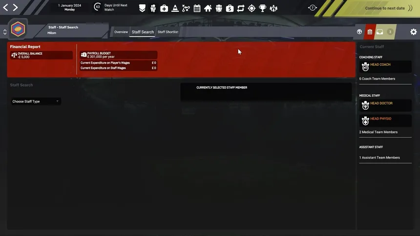 Скриншот 2 к игре Rugby League Team Manager 4