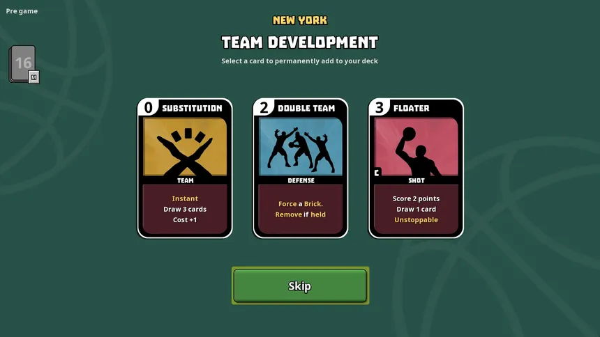 Скриншот 5 к игре Clutchtime: Basketball Deckbuilder