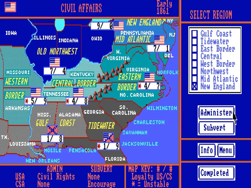 Скриншот 1 к игре No Greater Glory: The American Civil War