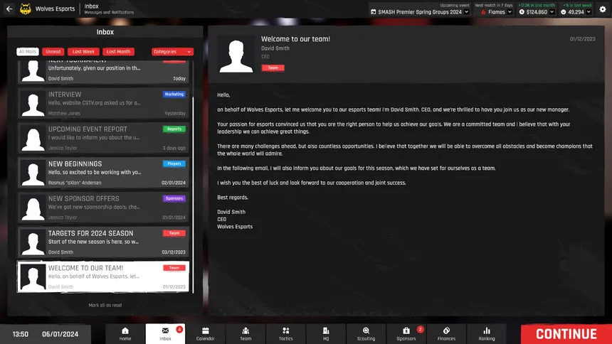 Скриншот 2 к игре Esport Manager: Road To Major