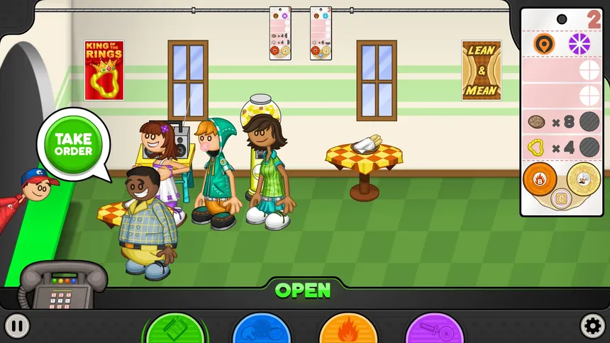Скриншот 4 к игре Papa's Pizzeria Deluxe