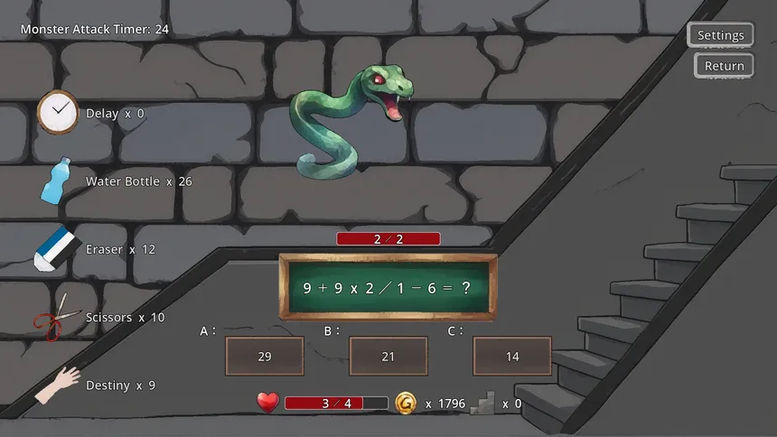 Скриншот 3 к игре Tower Of Arithmetic