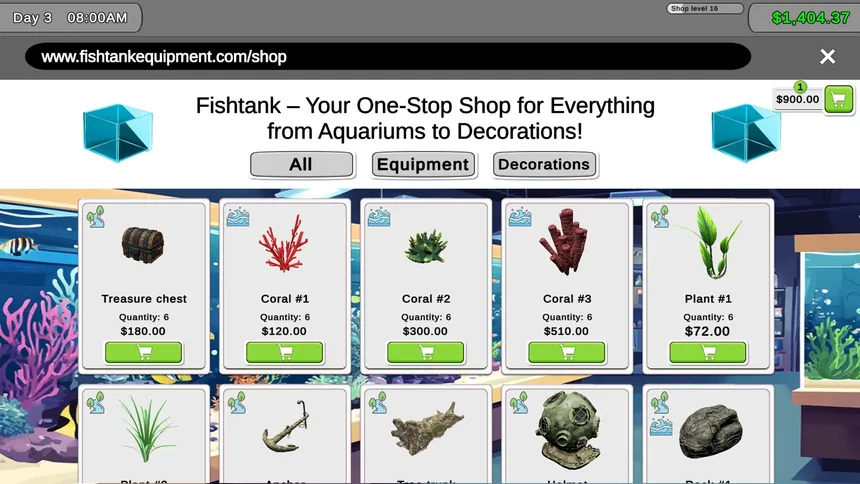 Скриншот 3 к игре Fish Shop Simulator