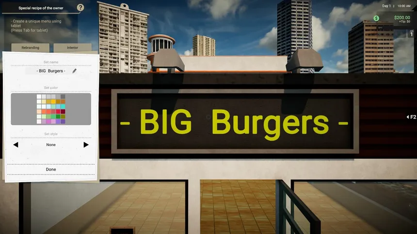 Скриншот 8 к игре Restaurant Owner: A Restaurant Simulator