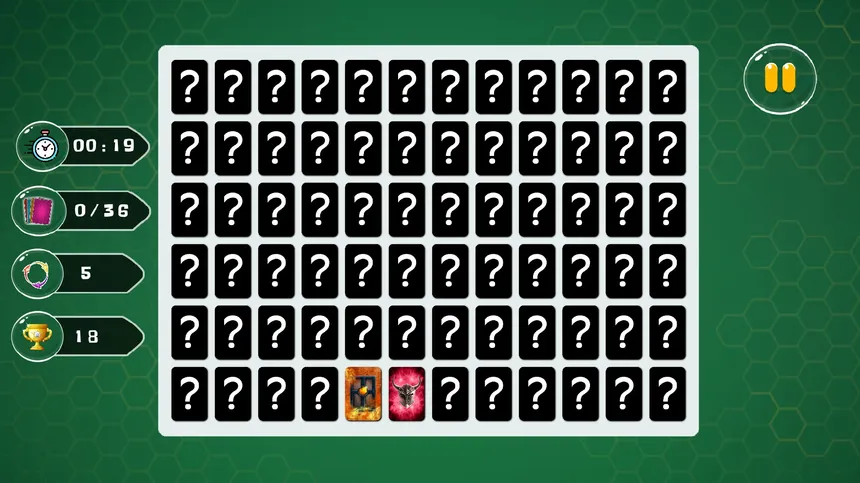 Скриншот 2 к игре Fantasy Memory: A Relaxing Match Game