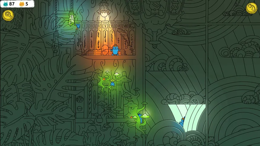 Скриншот 5 к игре Hidden Capybaras with Orange in the Whimsical Library