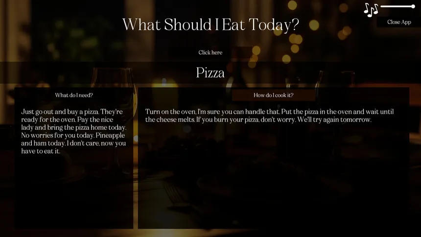 Скриншот 3 к игре What Should I Eat
