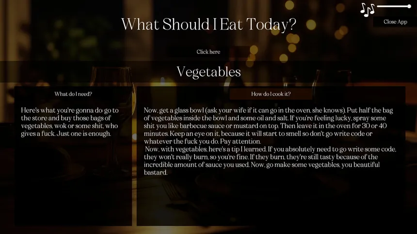 Скриншот 4 к игре What Should I Eat