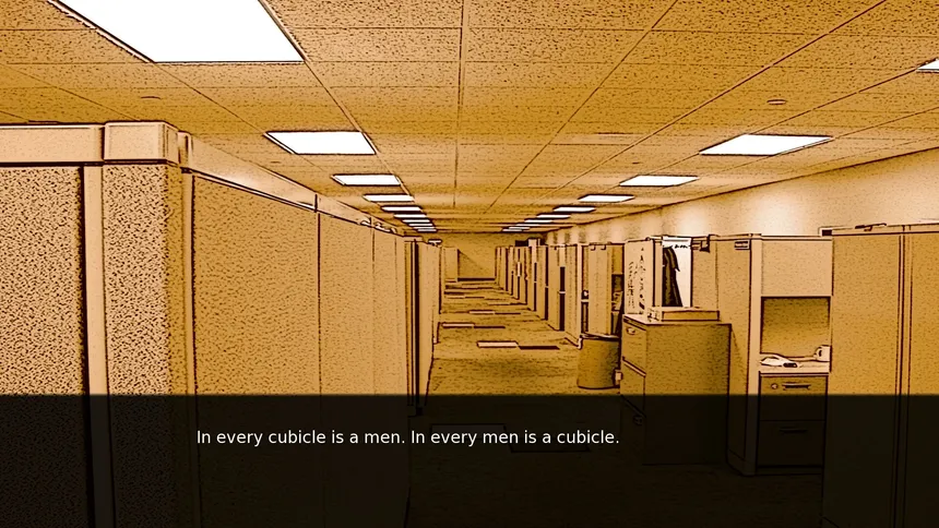 Скриншот 1 к игре Man in a suit in a building in a city