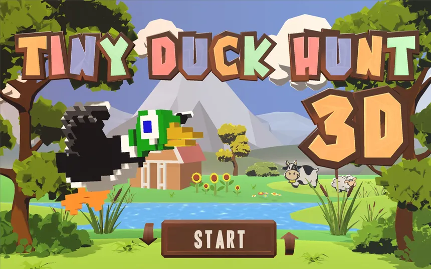 Скриншот 1 к игре TINY DUCK HUNT 3D