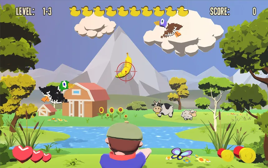 Скриншот 3 к игре TINY DUCK HUNT 3D