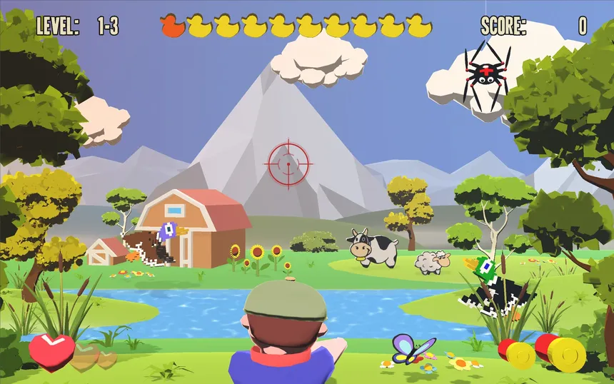 Скриншот 4 к игре TINY DUCK HUNT 3D