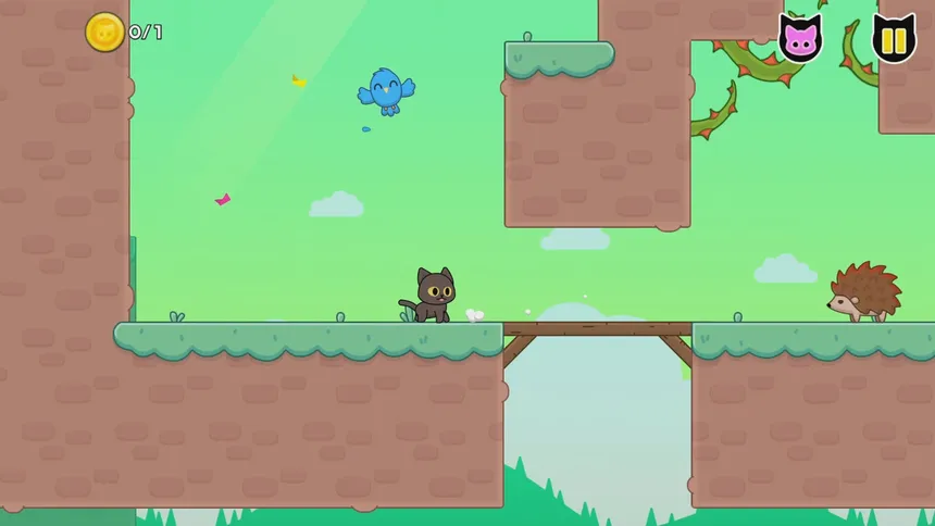 Скриншот 1 к игре Kitty Loves Birds