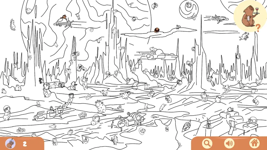Скриншот 2 к игре 100 Hidden Capybaras